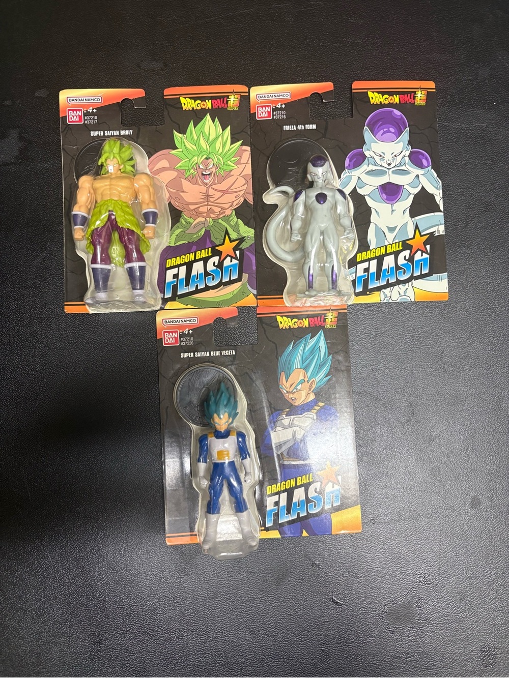 Dragon Ball Flash Action Figure Set - Purple, Green & Blue